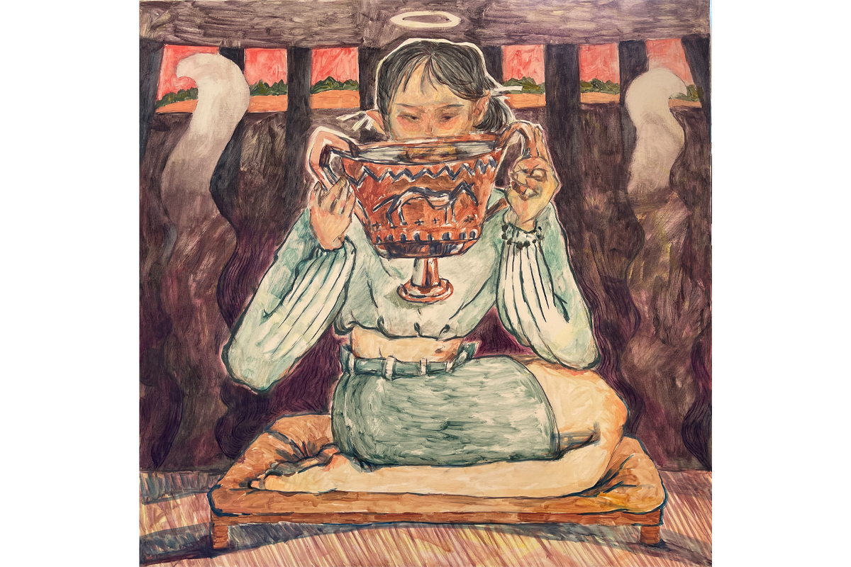 紀少淵　眾影書-1/18倒影聖杯 72.5x72.5cm